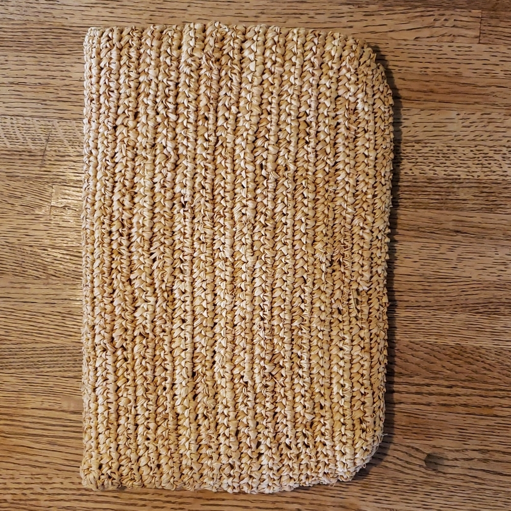 Bop Basic Raffia Clutch - image 4